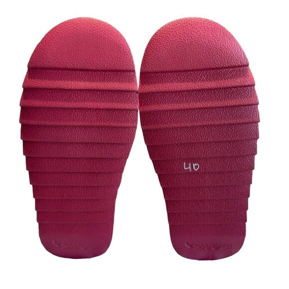 NWOT Koolaburra Pink Clear Covered Waterproof Boots Size 7 - Picture 10 of 11